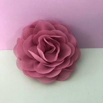 CHIFFON HAIR FLOWERS