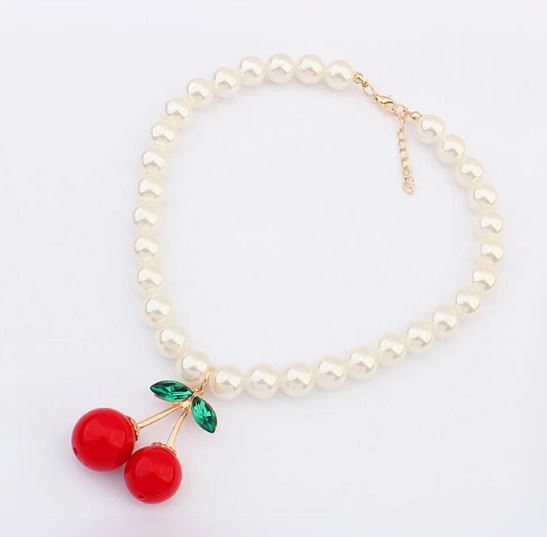 PEARL CHERRY NECKLACE