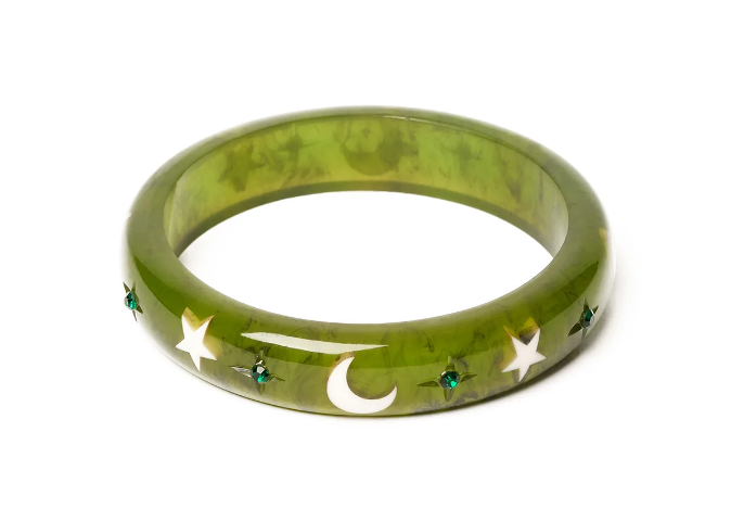 Zombie green midi bangle