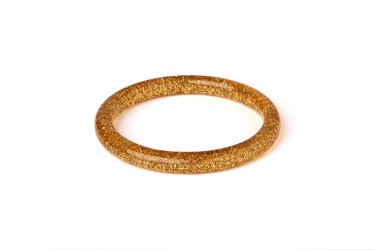 PALE GOLD GLITTER NARROW BANGLE