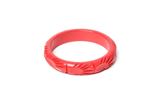 Hibiscus heavy midi carve bangle