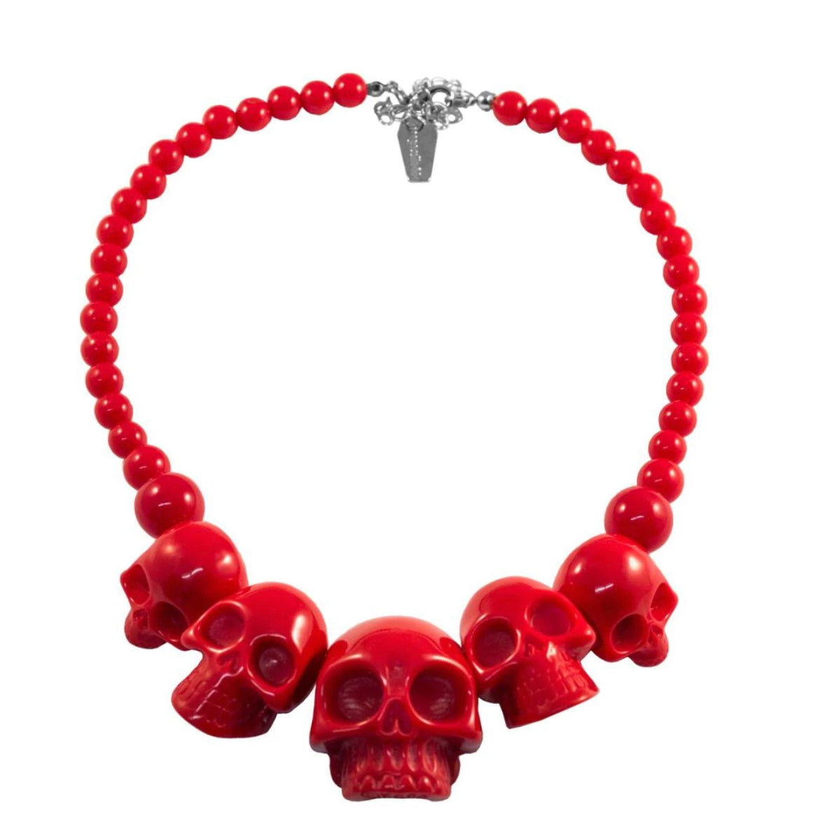 RED SKULL NECKLACE