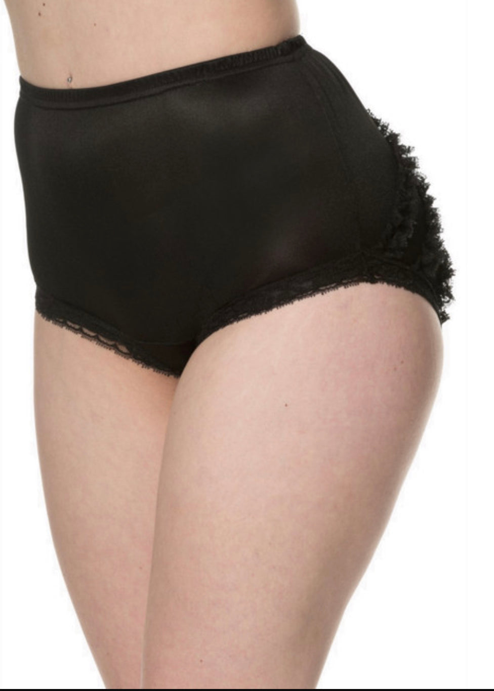 BLACK FRILL PANTIES