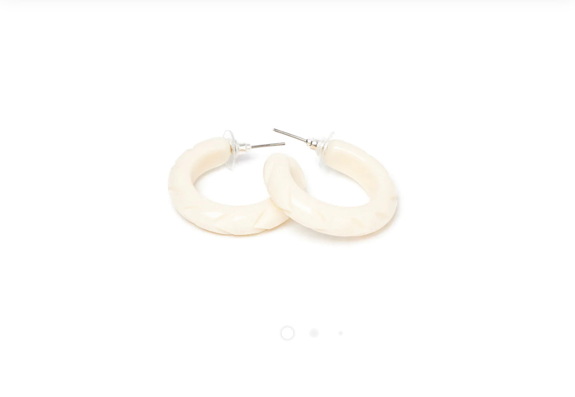 CREAM HEAVY CARVE  HOOPS