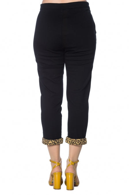 LEOPARD ROCKABILLY PANTS