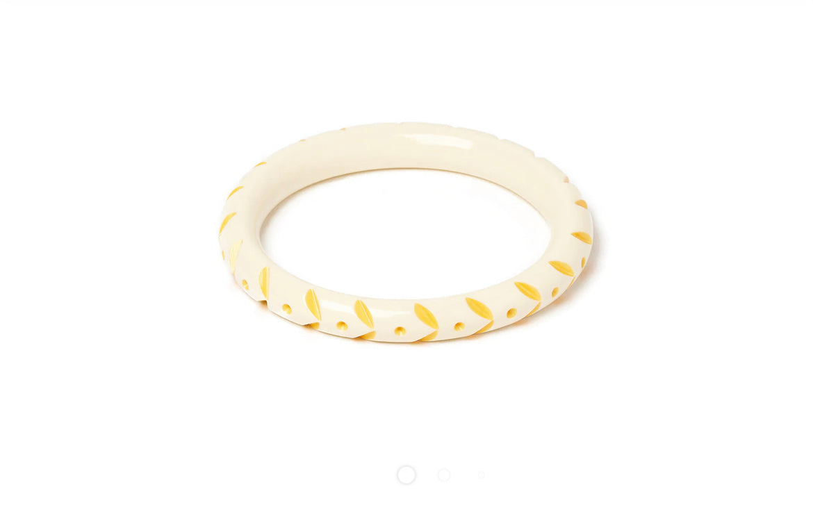 PRIMROSE & CREAM NARROW DUCHESS BANGLE