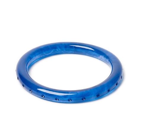 NARROW BRISTOL BLUE BANGLE