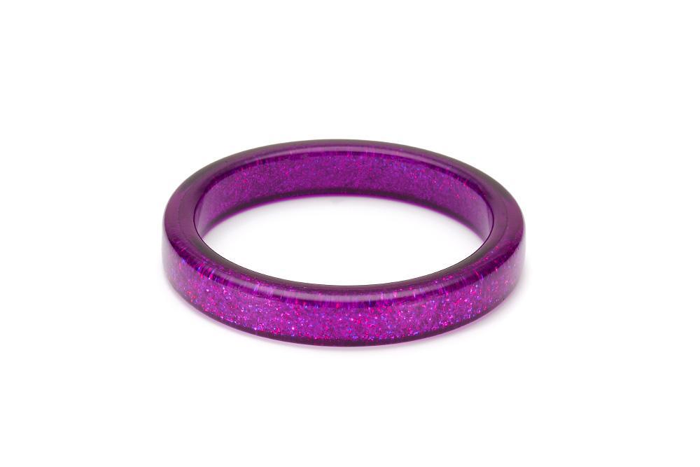 PURPLE GLITTER BANGLE